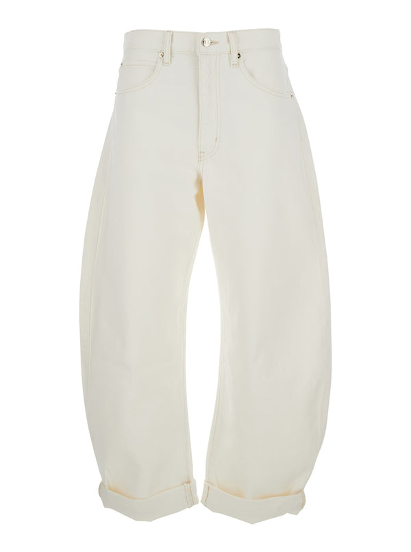 Jeans The Bubble White Denim Cotton