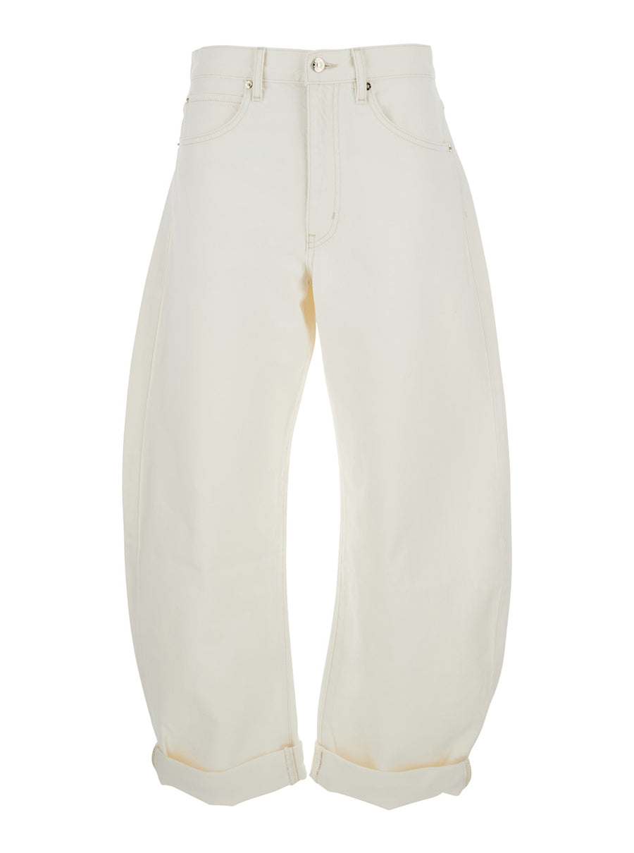 Jeans The Bubble White Denim Cotton