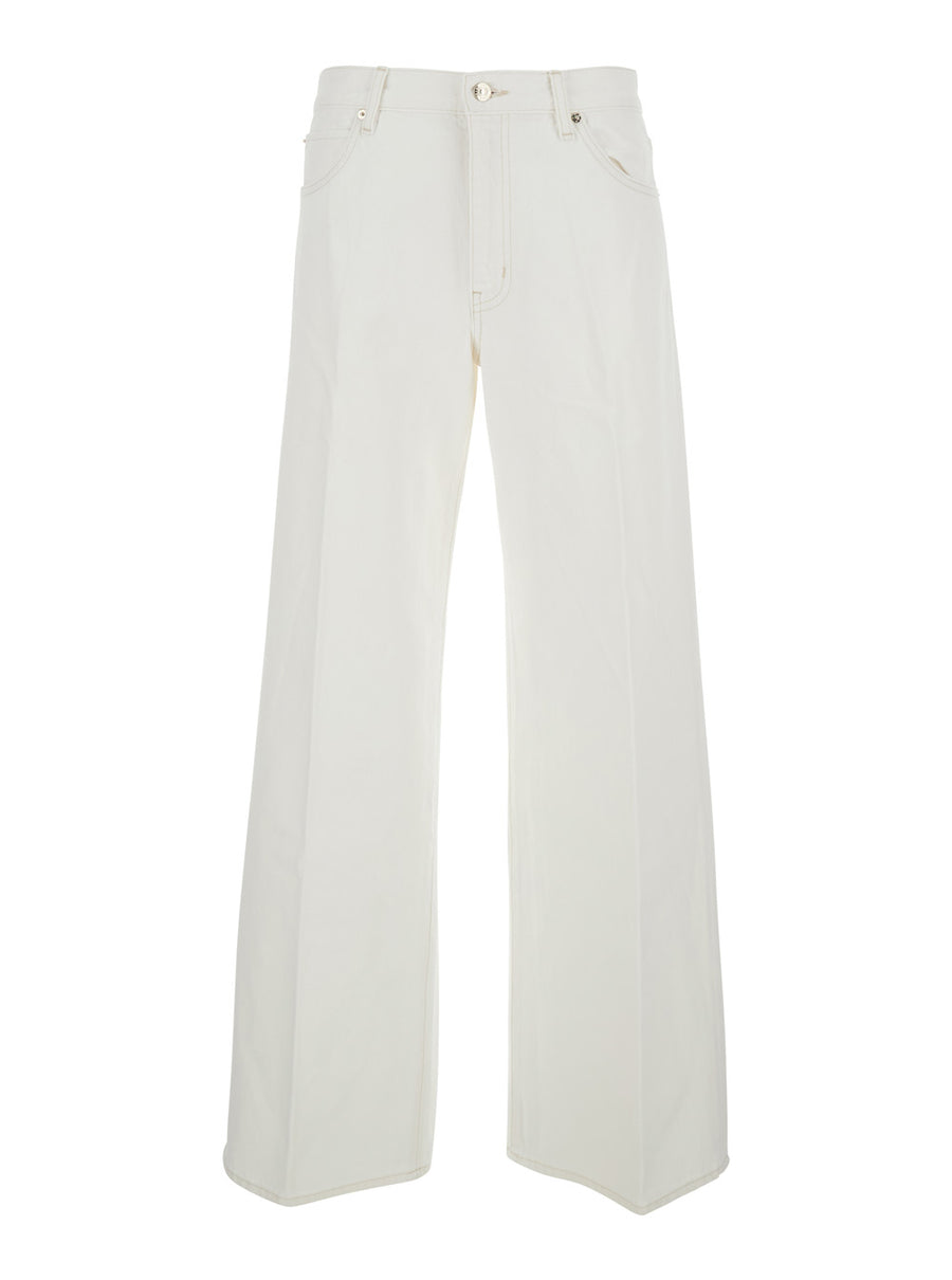 Jeans The Stroll White Denim Cotton