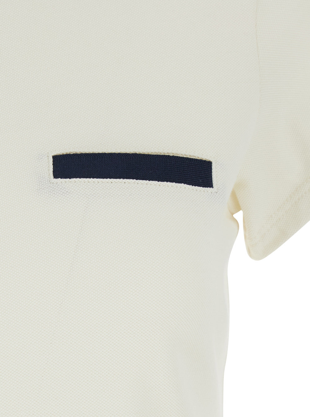 white crew neck T-shirt in cotton woman Tshirts And Polo Shirts