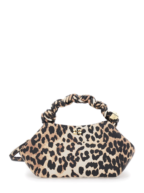 Handbag Bou Brown Fabric Polyester Handbags