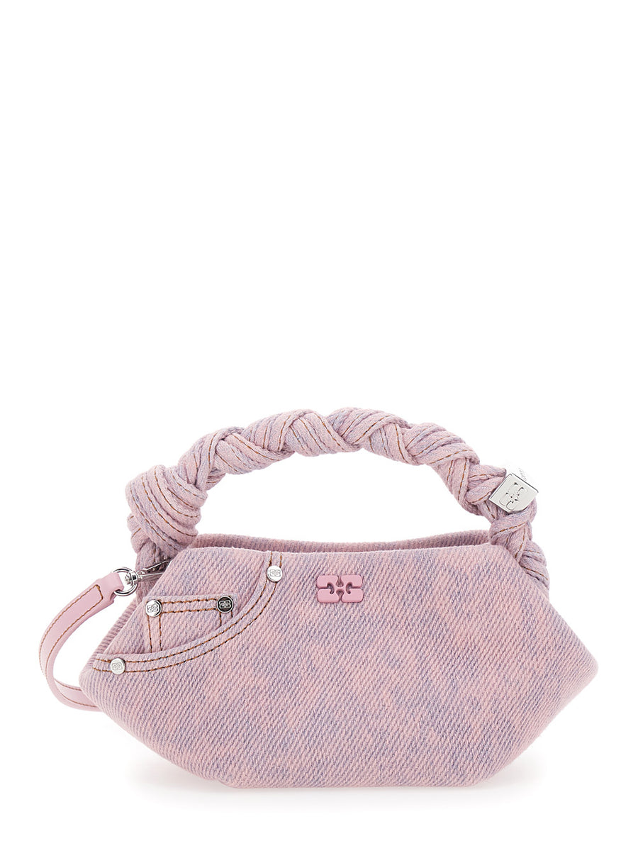 Handbag Bou Mini Pink Denim Handbags