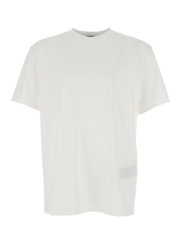 T-Shirt Crew Neck White Cotton T-shirts