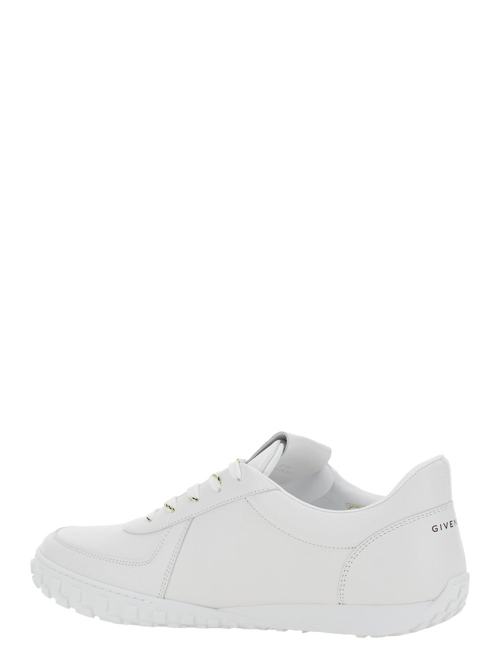 White Glide Runner Sneakers with contrasting details. In leather. Women