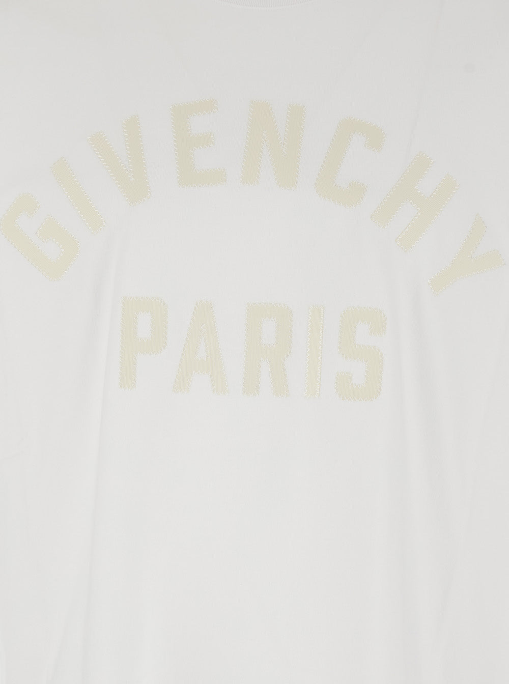 White T-Shirt with Maxi Logo on the Front for Men Cotton Tshirts And Polo Shirts