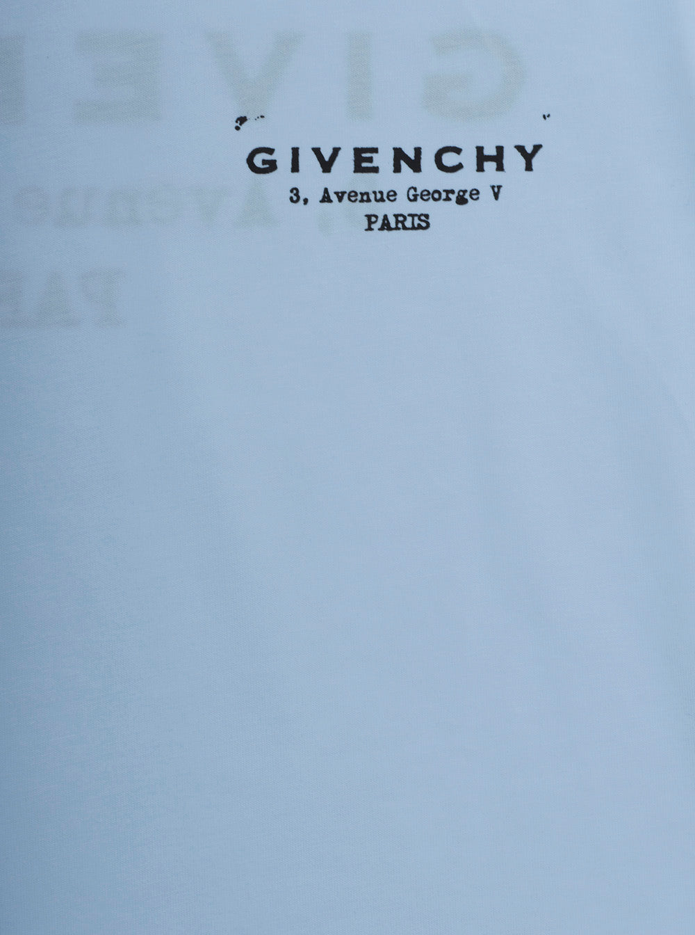 Crew Neck T-Shirt with Front Logo in Blue Cotton for Kids Light Tshirts And Polo Shirts