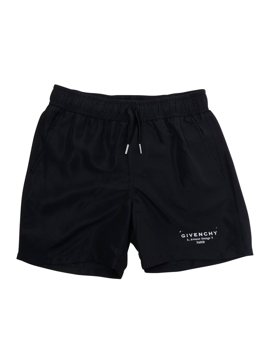 Shorts Surfer Black Polyester