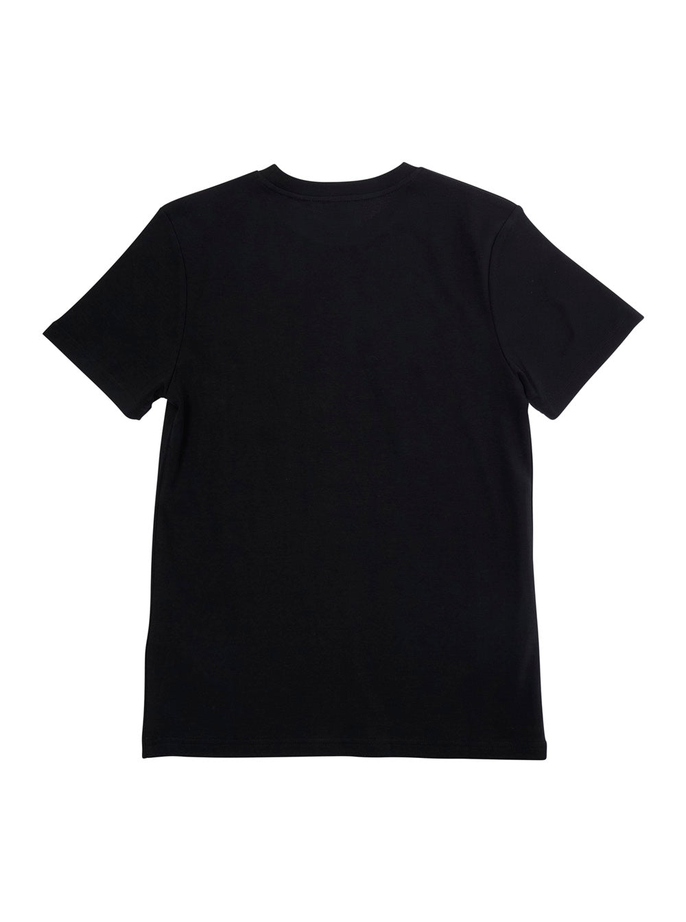 Black T-shirt with logo on the front for Kids Cotton Tshirts And Polo Shirts