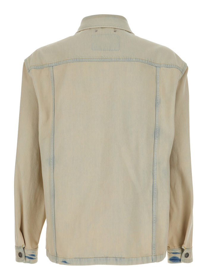 Denim Ml Jacket Blue With Front Closure And Cotton Pockets For Women Light Outerwear