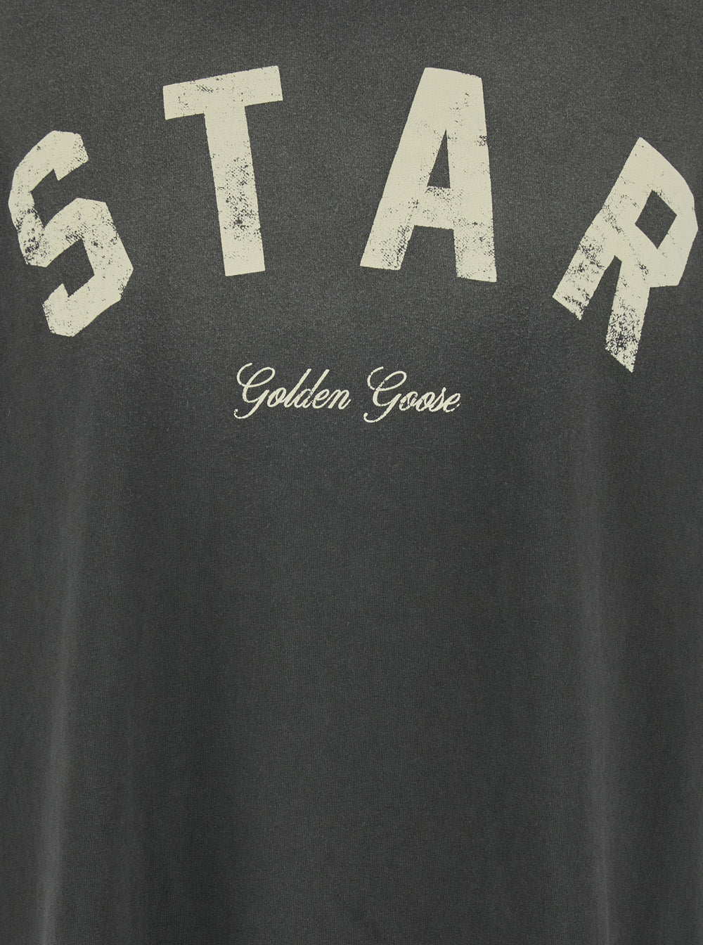 Mens Gray Cotton Crew Neck T-Shirt with Front Print Grey Tshirts And Polo Shirts