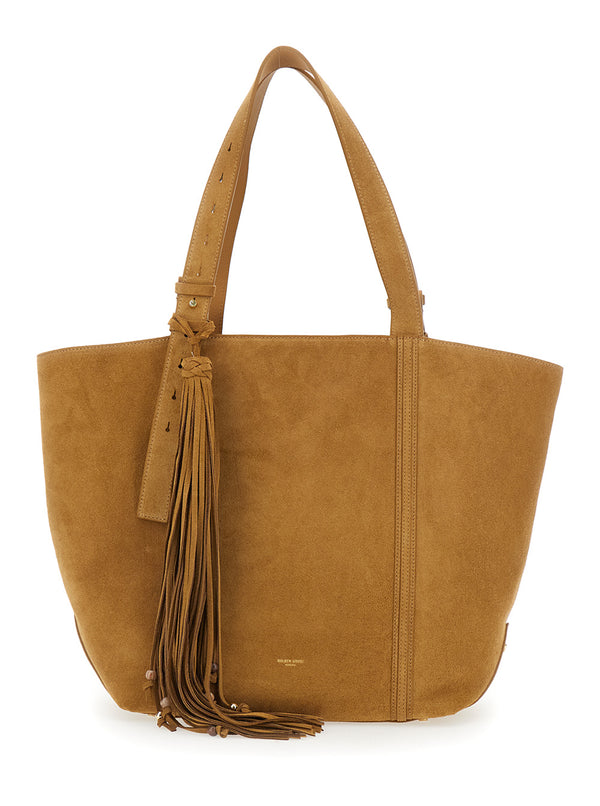 Tote Bag Shopping 24.7 Ew Brown Leather Cow