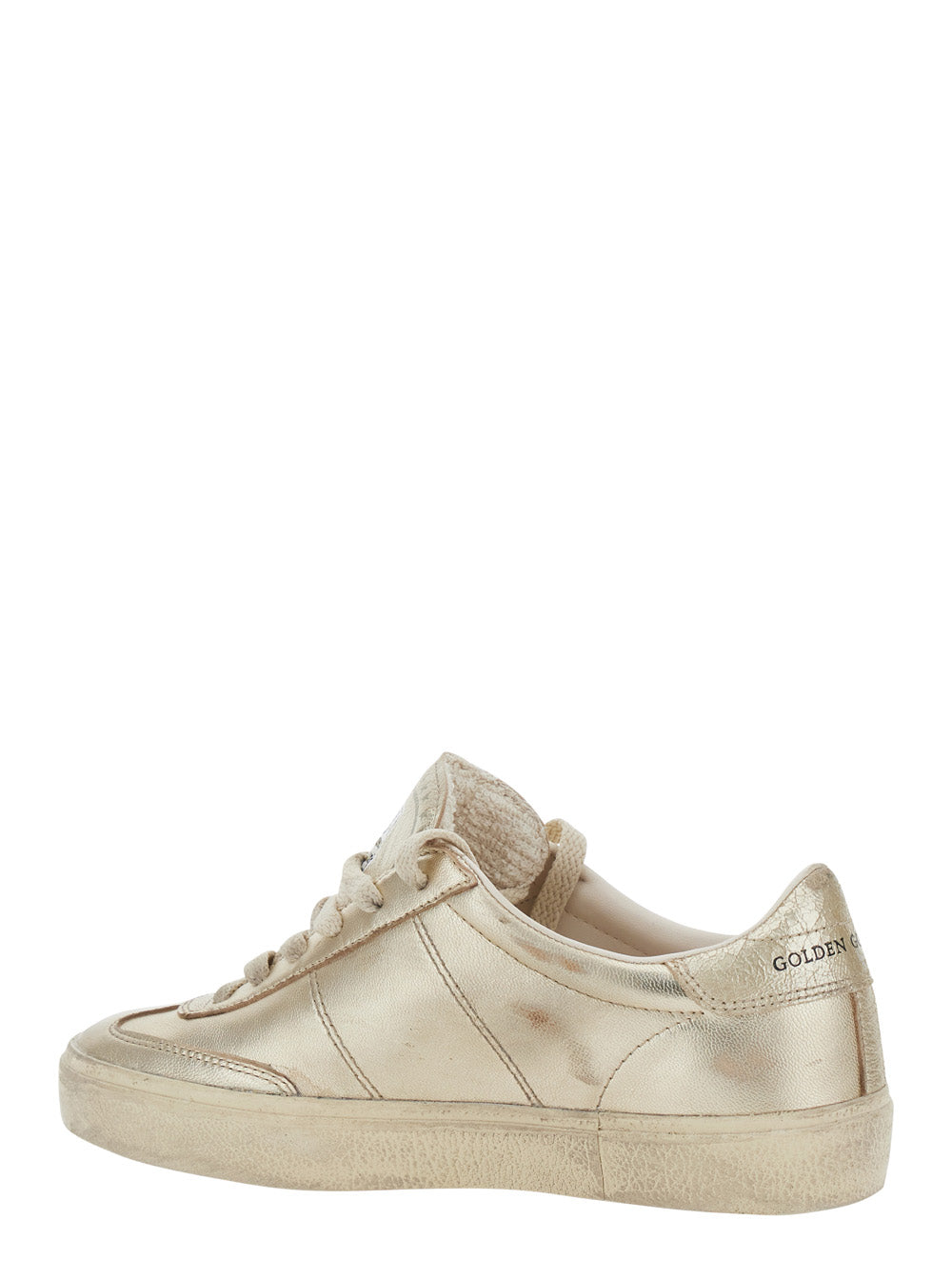 Sneakers Soul-Star With Laminated Upper And Metallic Suede Heel Goat Leather Cow