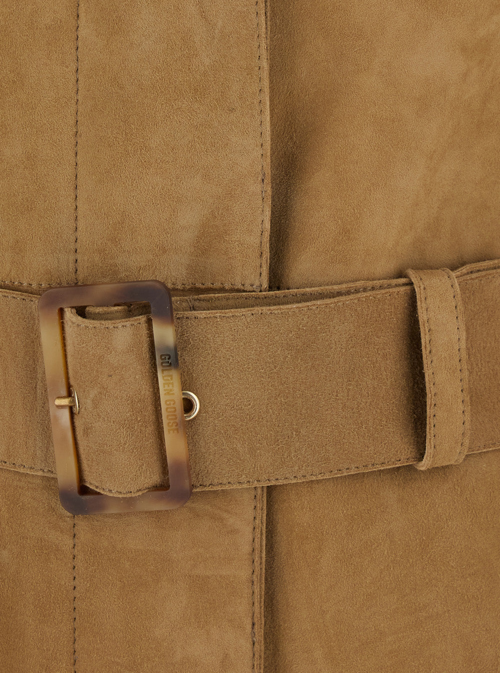 Trench Journey Ws Peggy With Brown Leather Belt For Women Ovine Outerwear