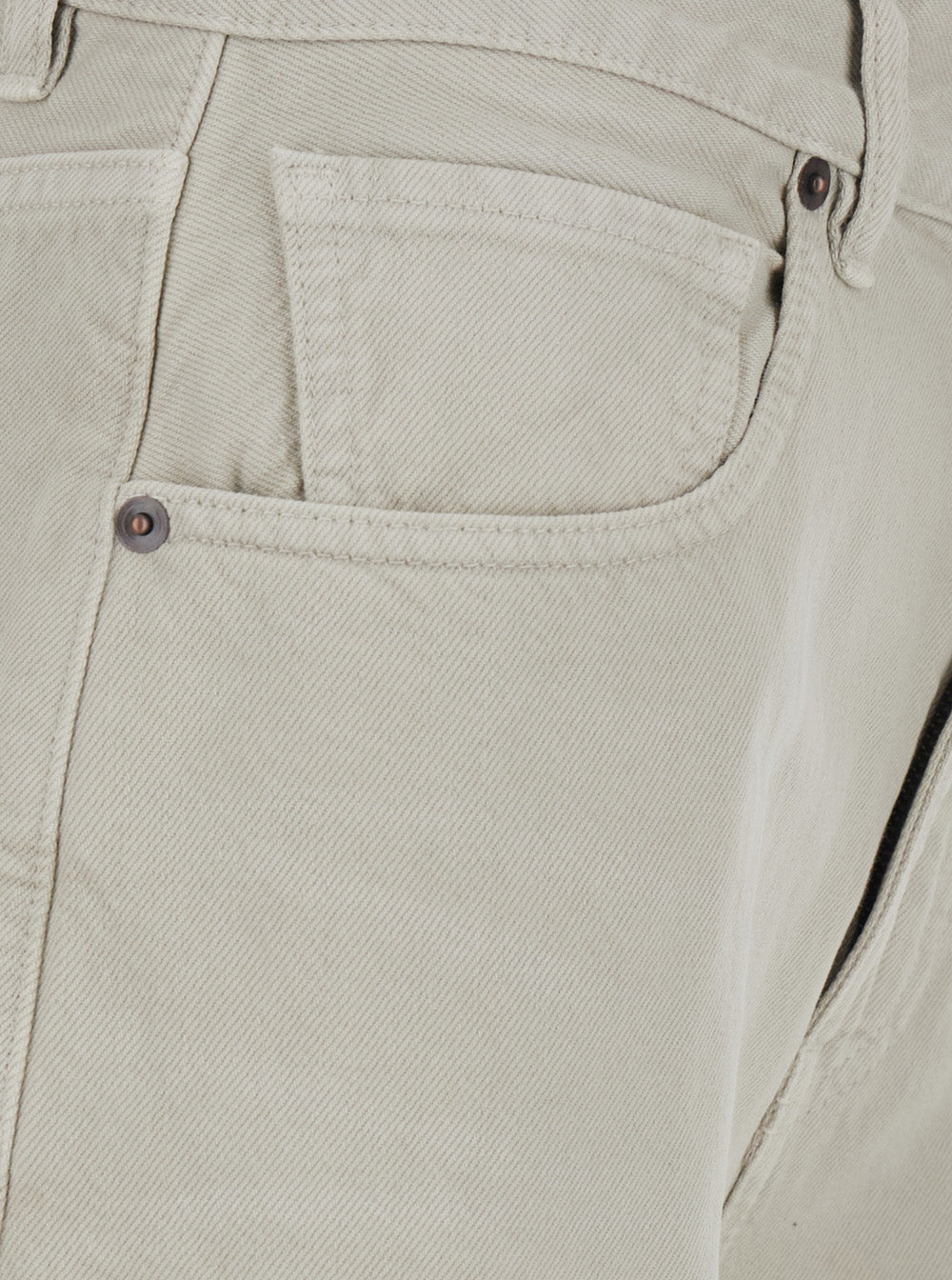 Blue Five-Pocket Pants with Denim Details Blu Jean