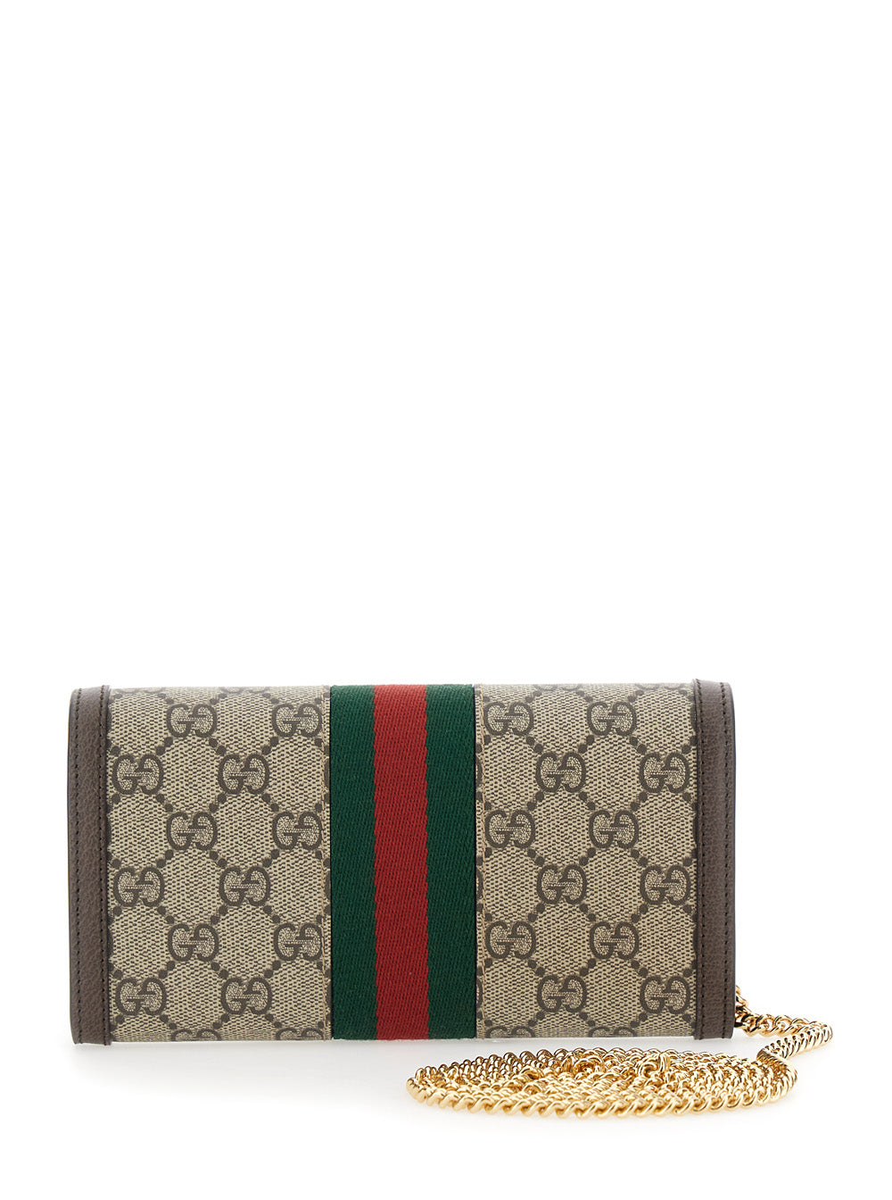 Beige Mini Ophidia Tote Bag With Gg Plate And Web Detail On The Front Canvas Leather For Women Polyurethane Polyester Cotton
