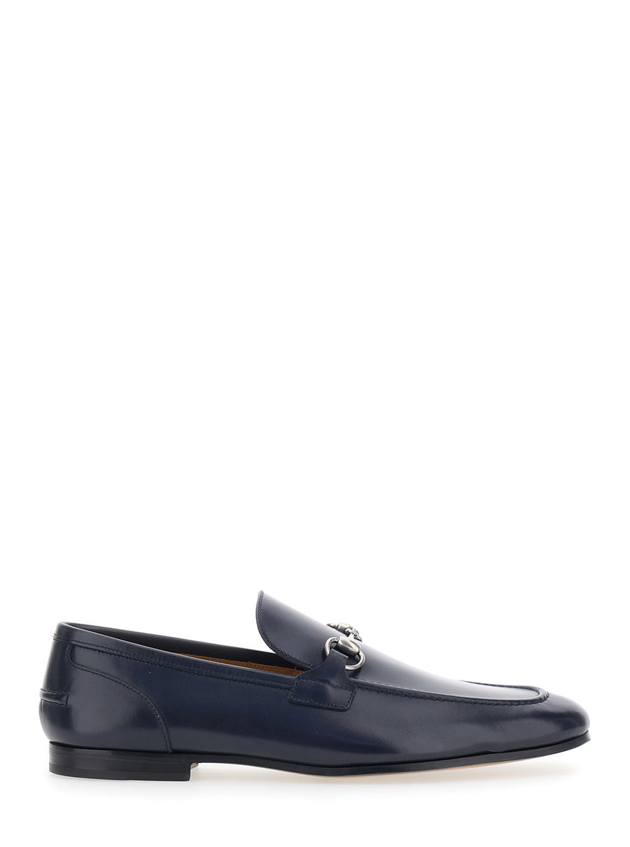 Loafers Jordan Blue Leather Calf