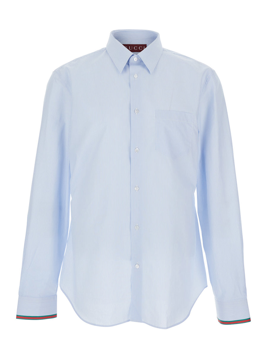 Shirt, Light Blue Cotton