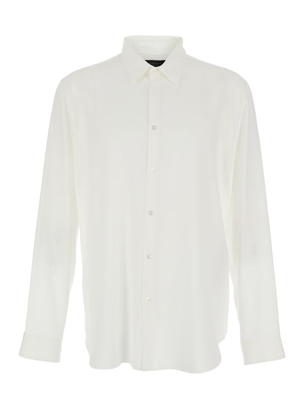 Shirt Narcisista White Silk
