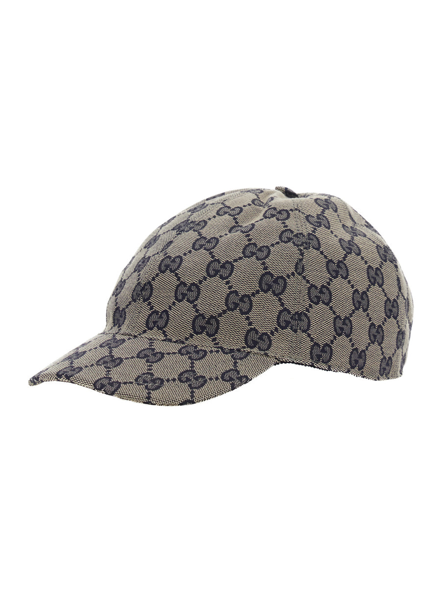 Baseball Cap Gg Original Beige Polyester Hat