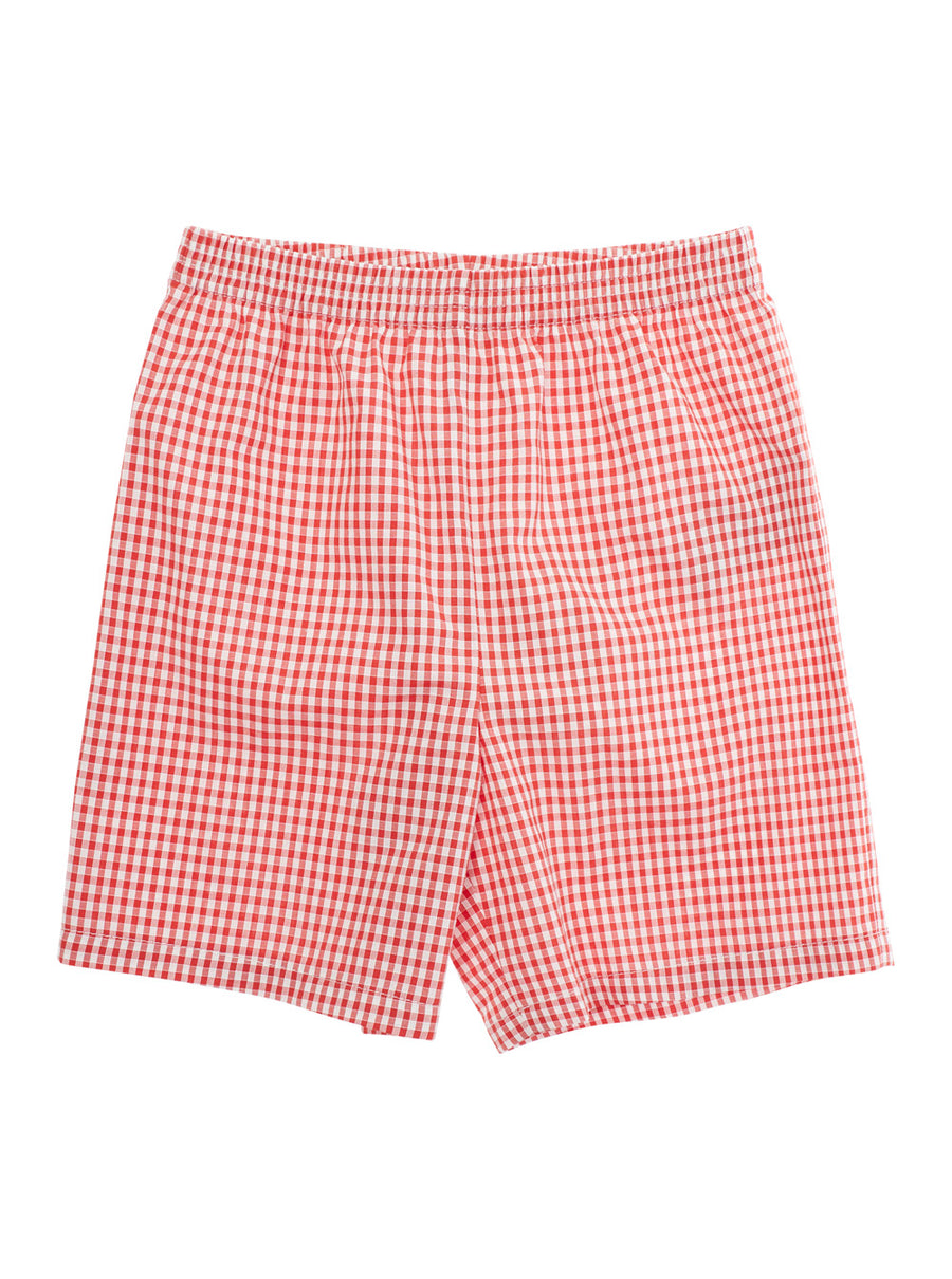 Baby Boy Shorts Red Fabric