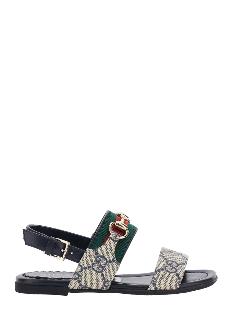 Sandals, Plastic Upper, Blue Polyurethane