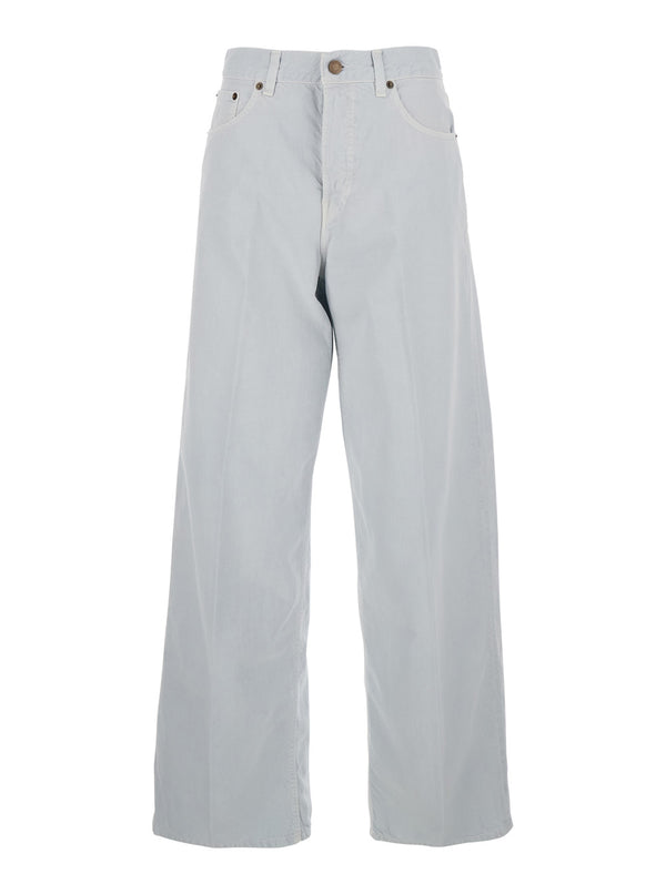 Jeans Grey Denim Cotton