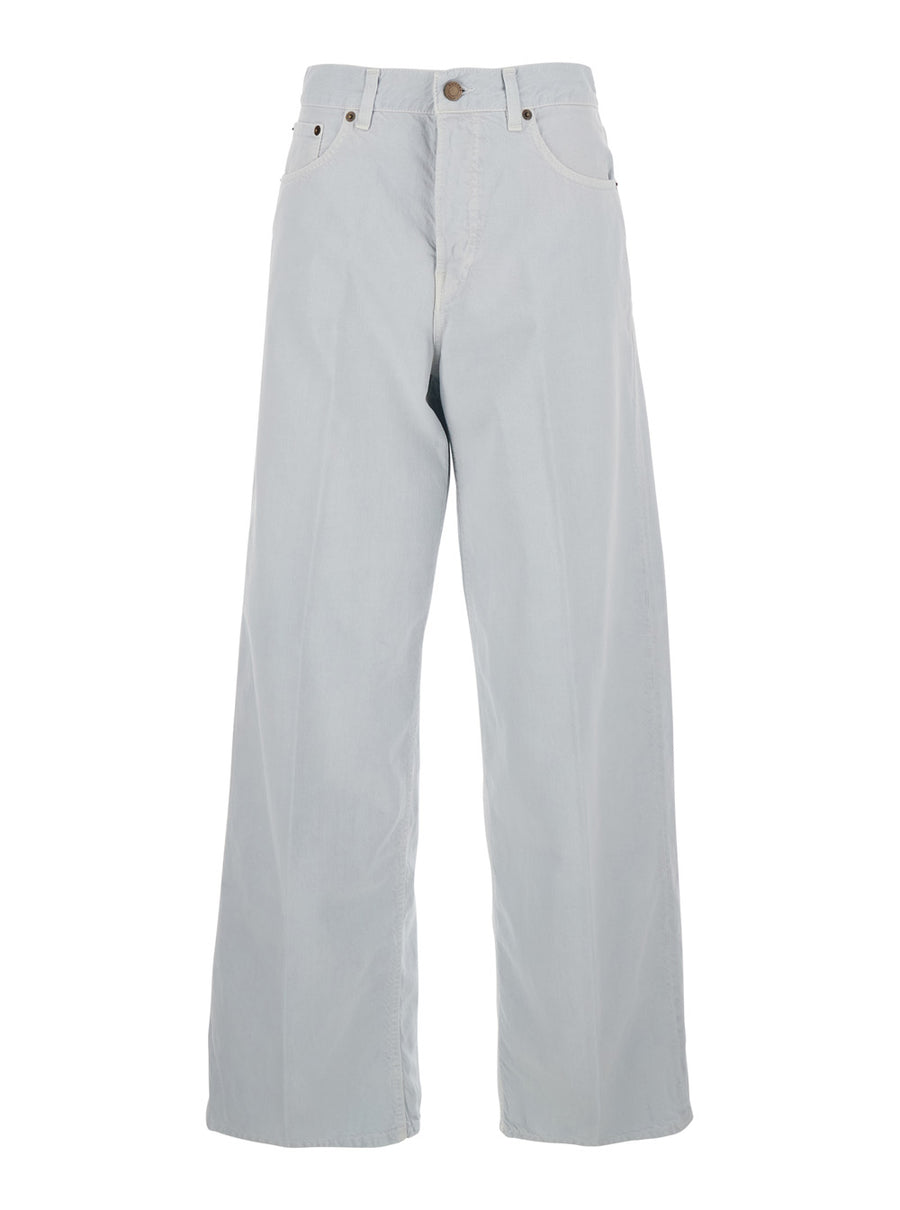 Jeans Grey Denim Cotton