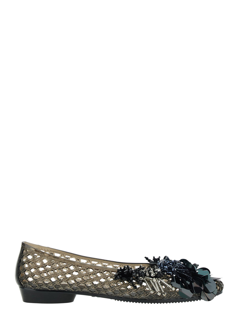 Ballet Shoes Glam Jelly Black Ballerina