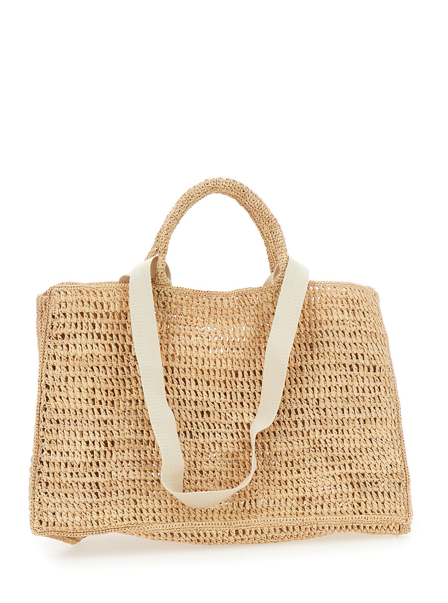 Handbag Anika Raffia Beige Handbags