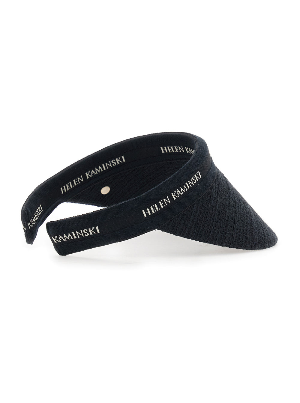 Carter Black Hat with Wide Brim in Cotton for Women Polyester And Gloves