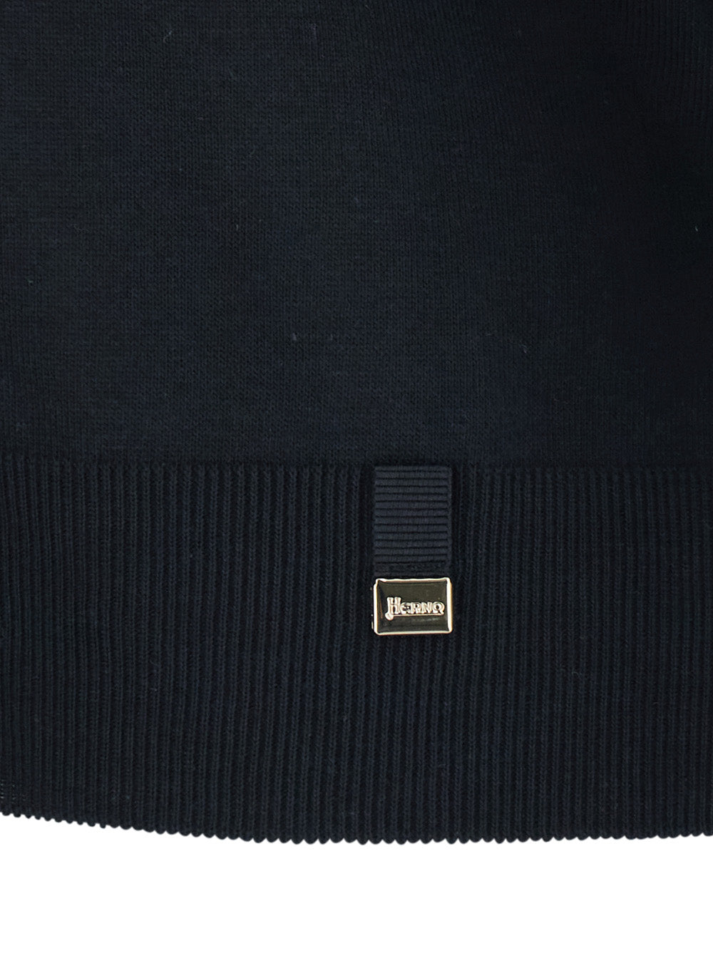 Crew Neck T-Shirt with Logo Plate on the Front in Cotton Blend Black Women Lyocell Tshirts And Polo Shirts