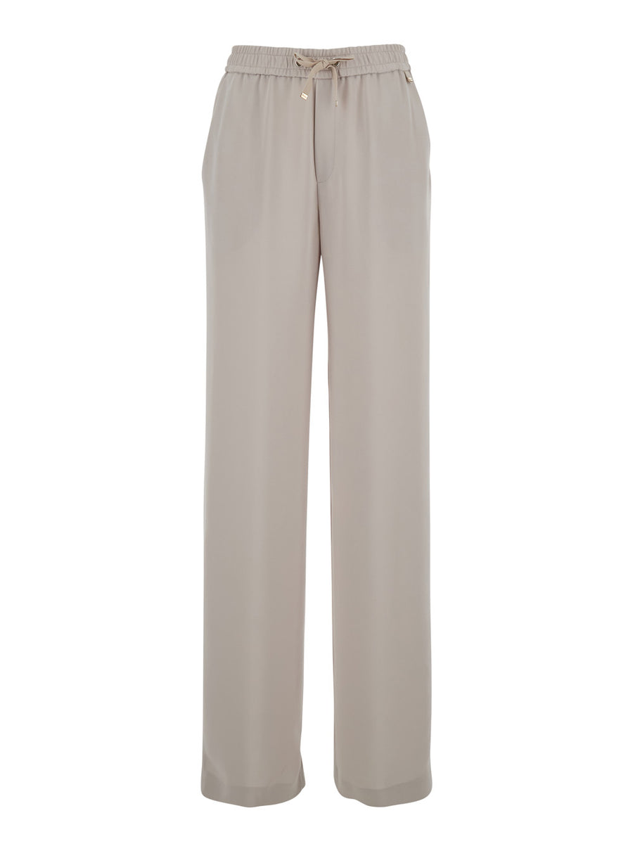 Trousers Beige Tech Fabric Polyester