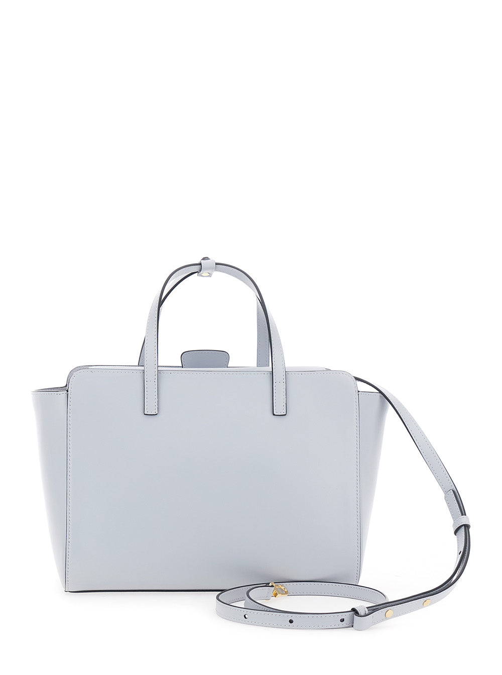 Handbag Flap M Premiere With Elegant Gray Leather Details For Women Grey Calf Hand Bags