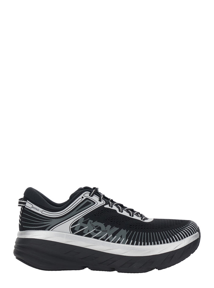 Sneaker M Bondi 7 Low Top With Logo On The Tongue And Perforated Design Black Tech Fabric Unisex