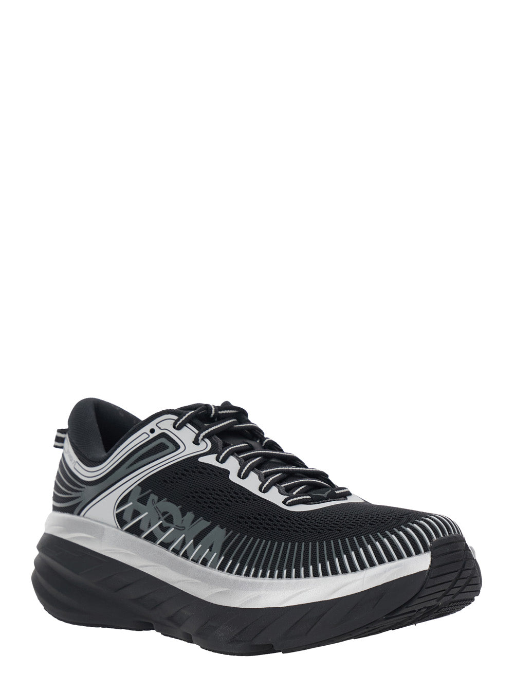 M Bondi 7 Black Sneaker Low Top With Logo On The Tongue And Perforated Design Tech Fabric Unisex