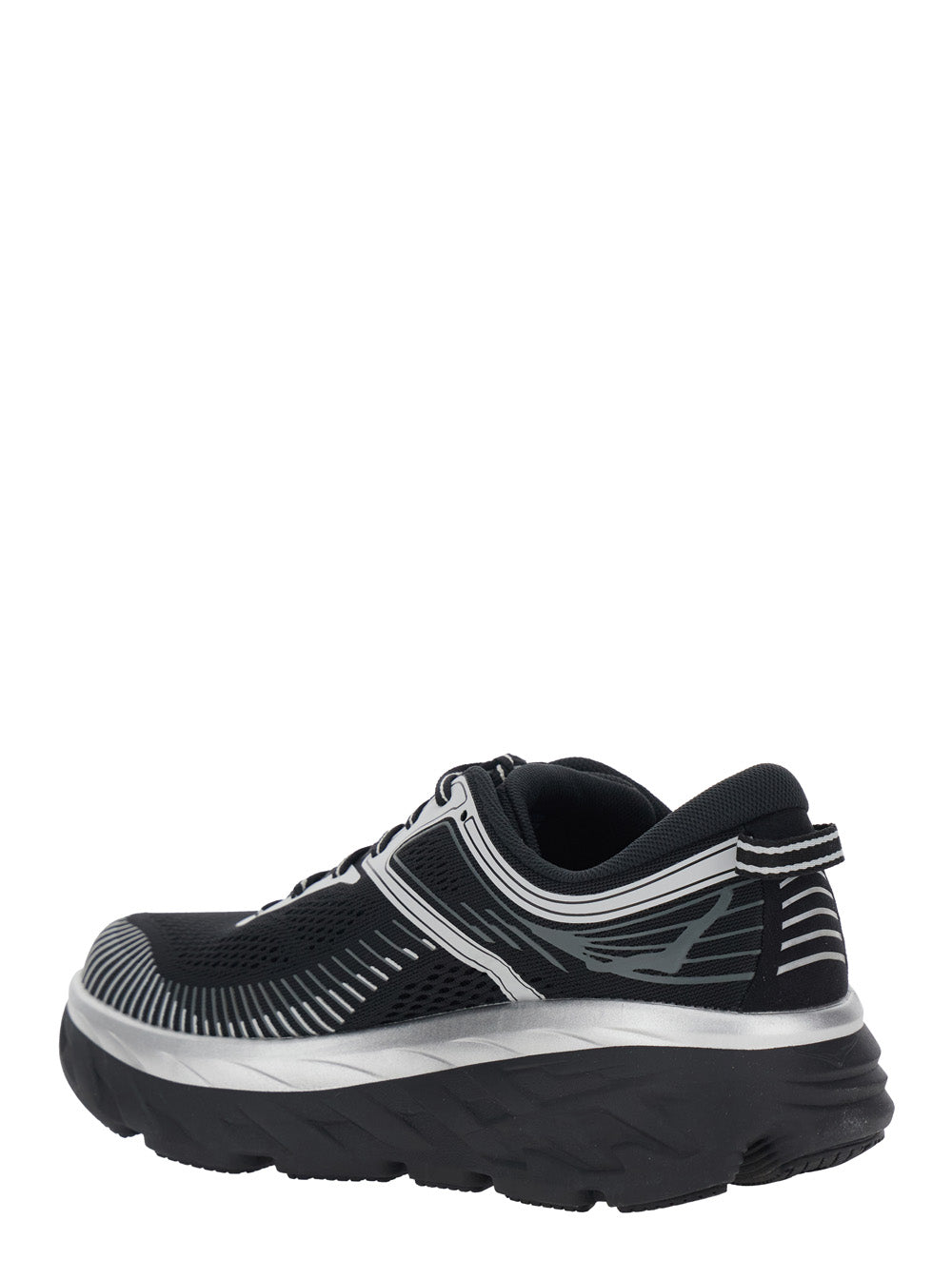 M Bondi 7 Black Sneaker Low Top With Logo On The Tongue And Perforated Design Tech Fabric Unisex
