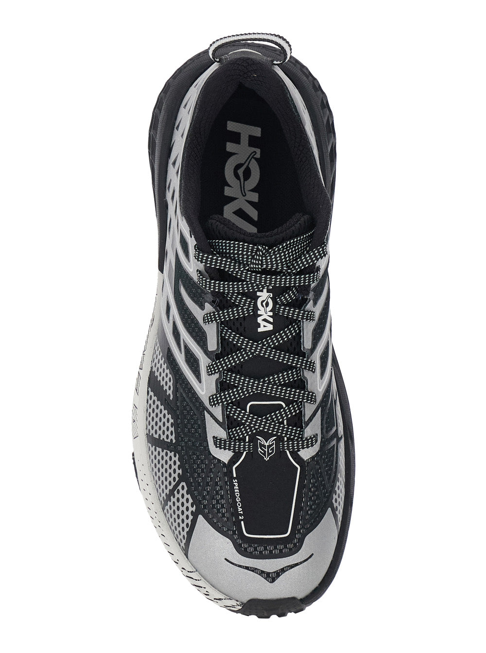Sneaker U Speedgoat 2TS Low Top with Laces Print and Logo Lettering on the Side in Black Tech Fabric Unisex