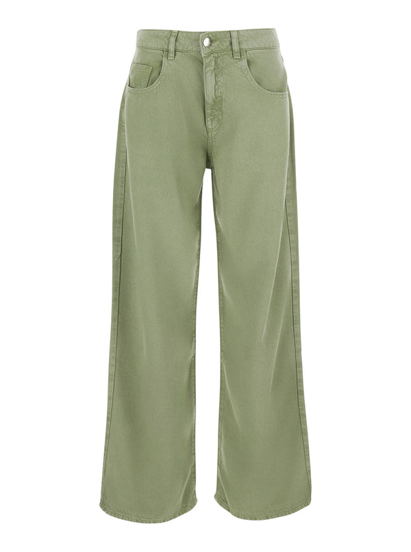 Jeans Green Denim
