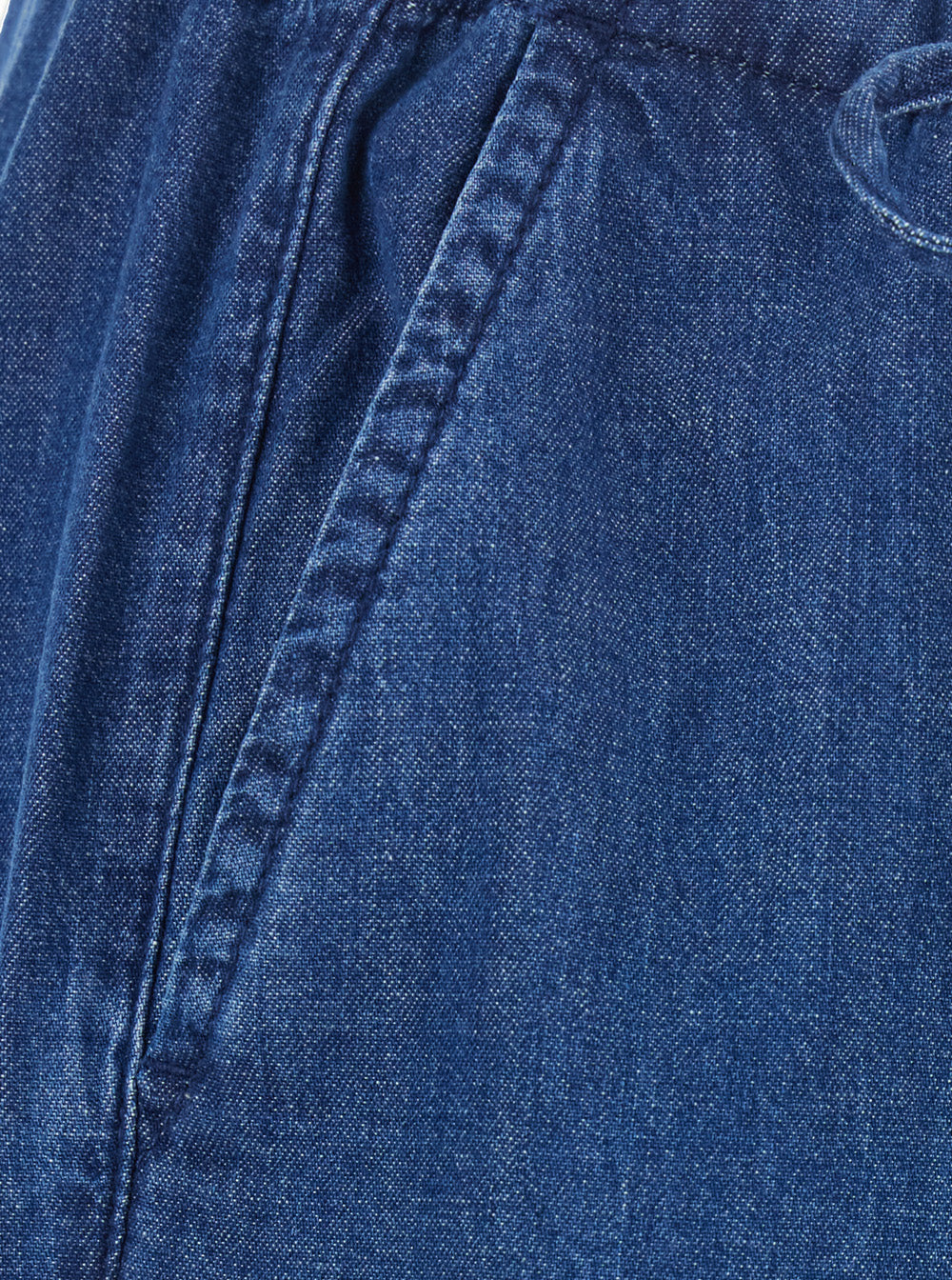 Jeans Woman Blue With Five Pockets And Vintage Detail Cotton Blu