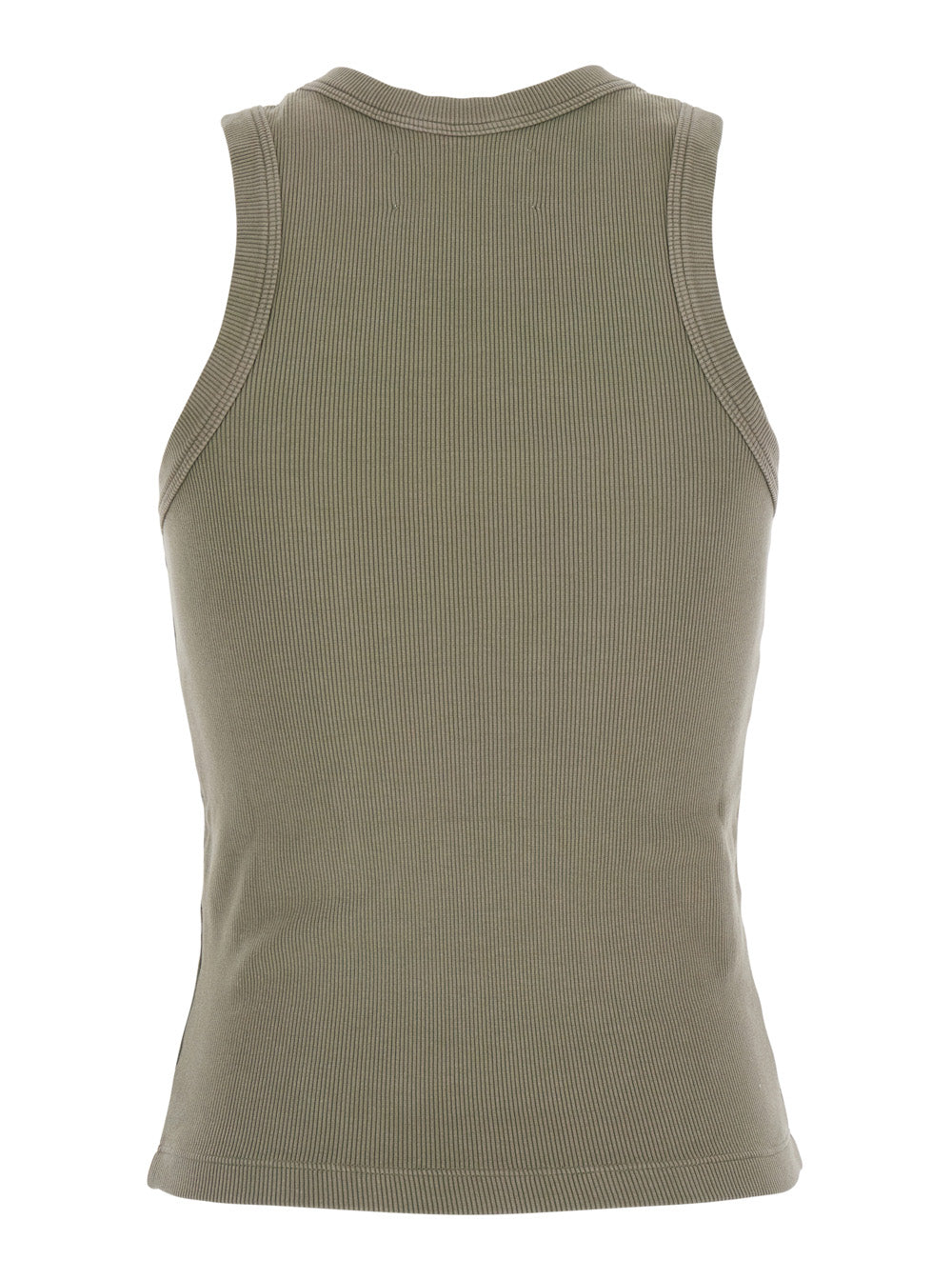 Crew-Neck Green Top Tops