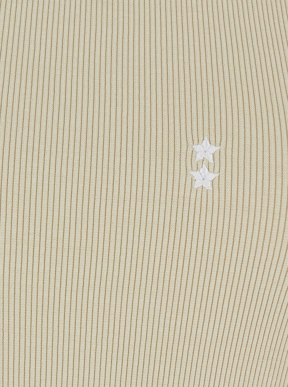 Beige Crew-Neck Top Tops