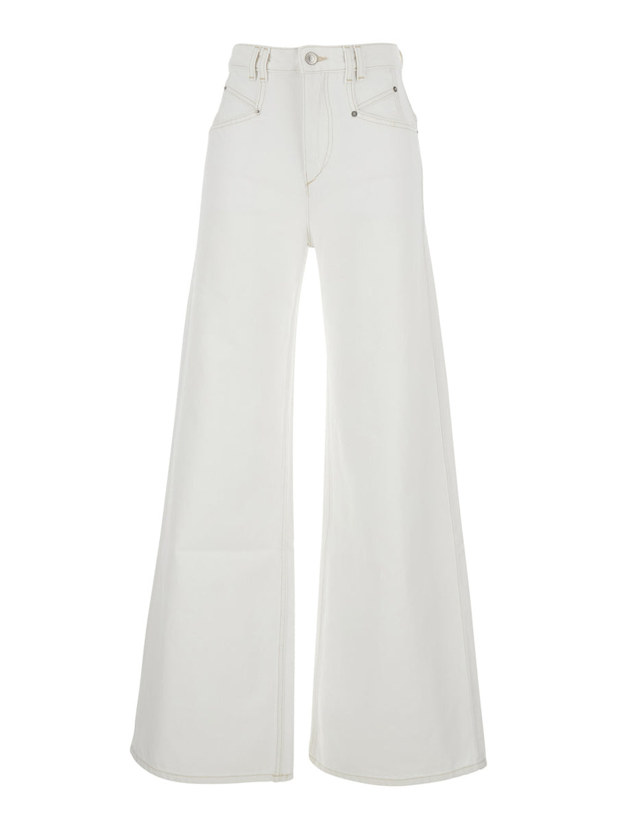 Jeans Lemony White Denim Cotton