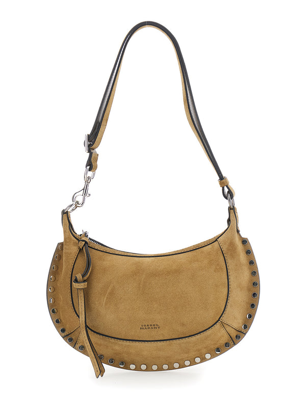 Shoulder Bag Oksan Beige Suede