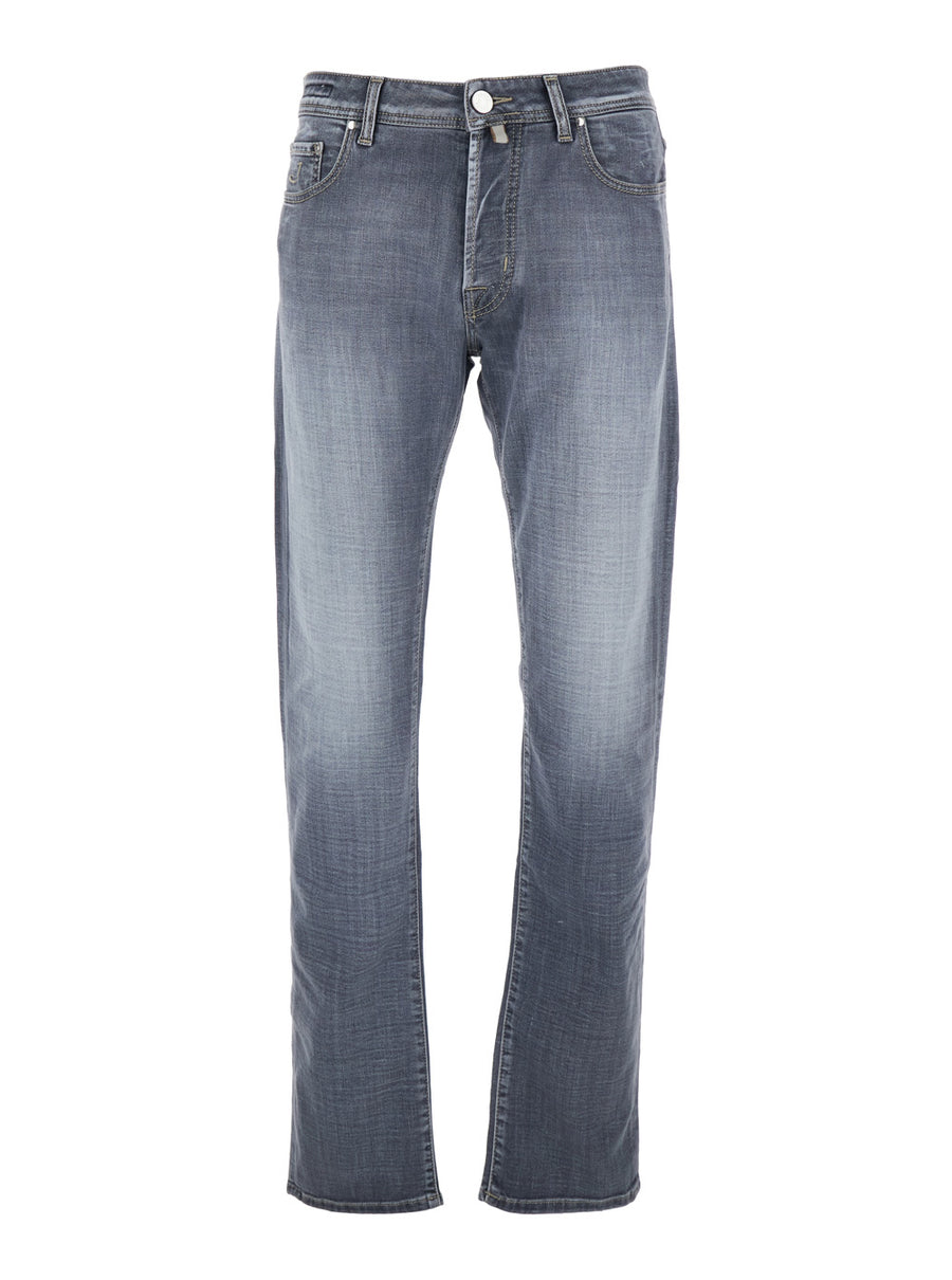 Jeans Bard Faded Grey Denim Cotton