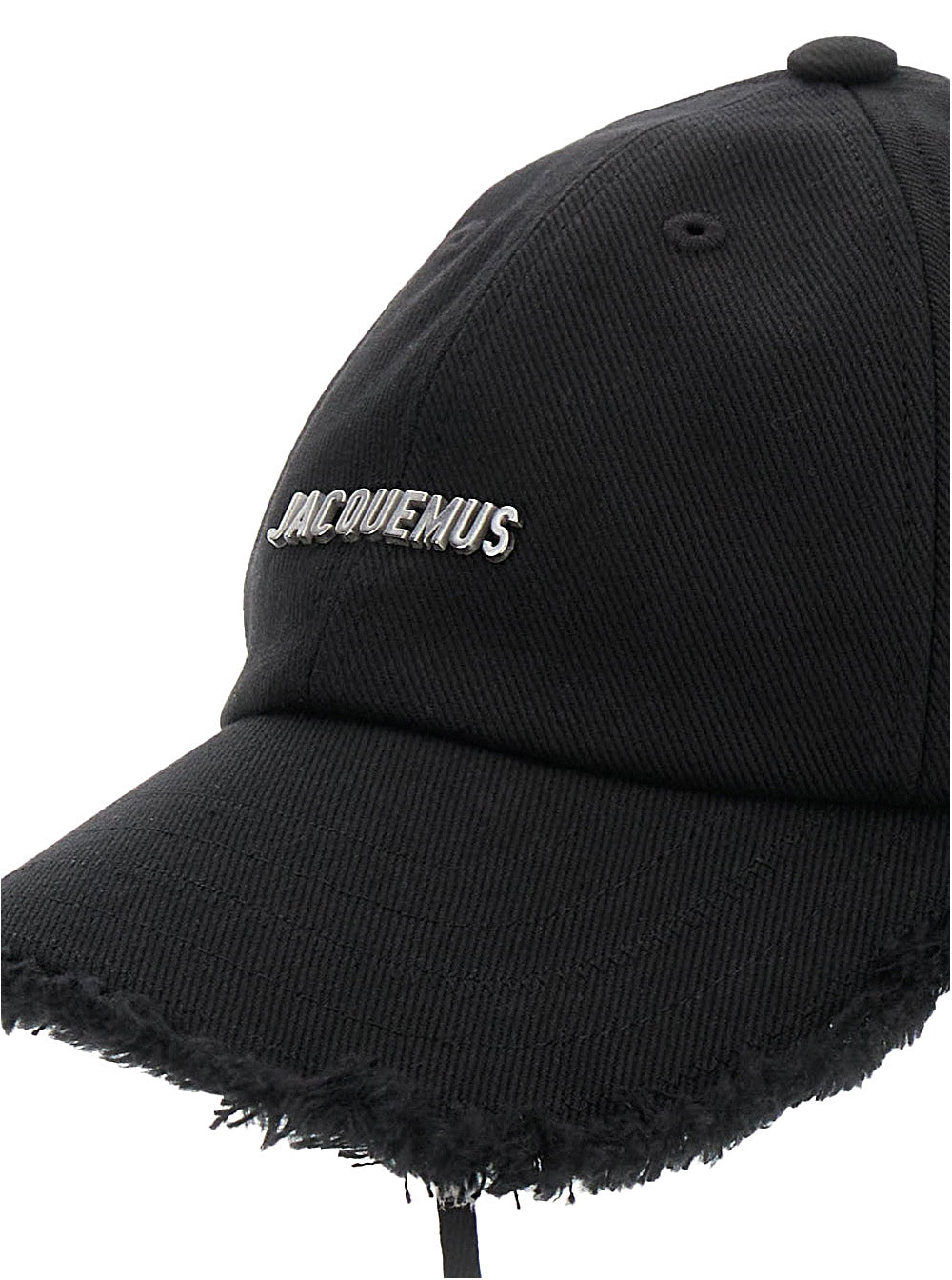 Black Le Casquette Artichaut Hat with Drawstring In Cotton for Men And Gloves