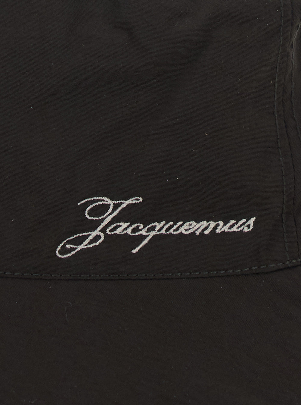 Le Bob Baluchon Brown Hat with logo lettering in Tech Fabric Man Polyamide And Gloves
