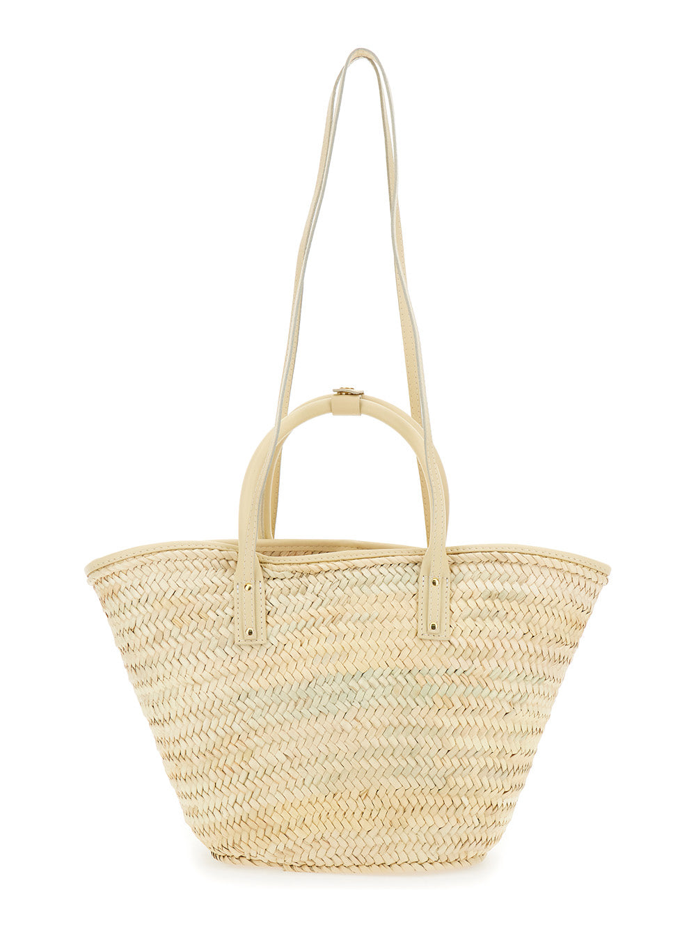 Handbag Le Panier Soli With Handles White For Women Other Fibers Hand Bags