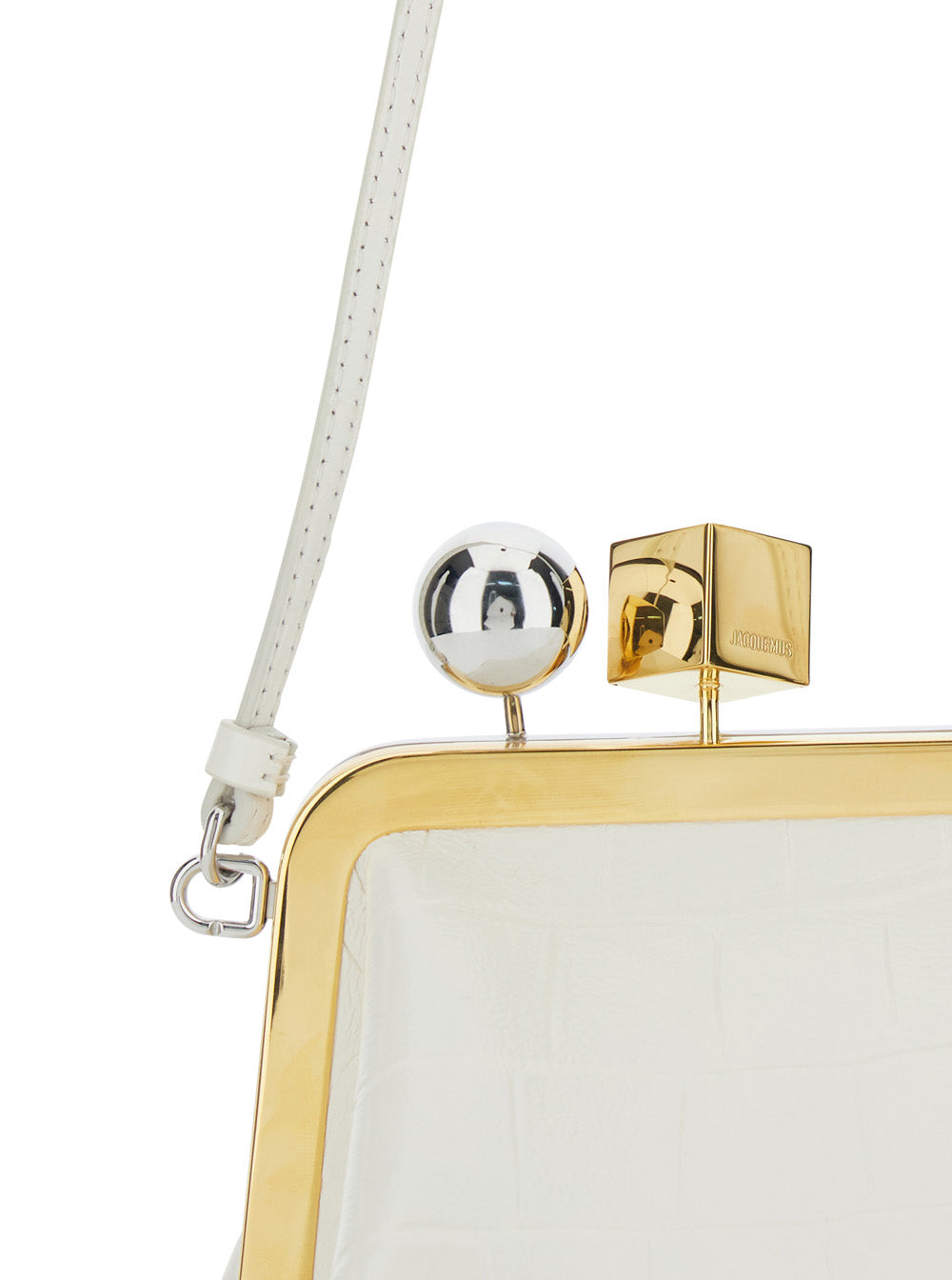 Handbag Le Berlingot With White Leather Details For Women Calf Hand Bags