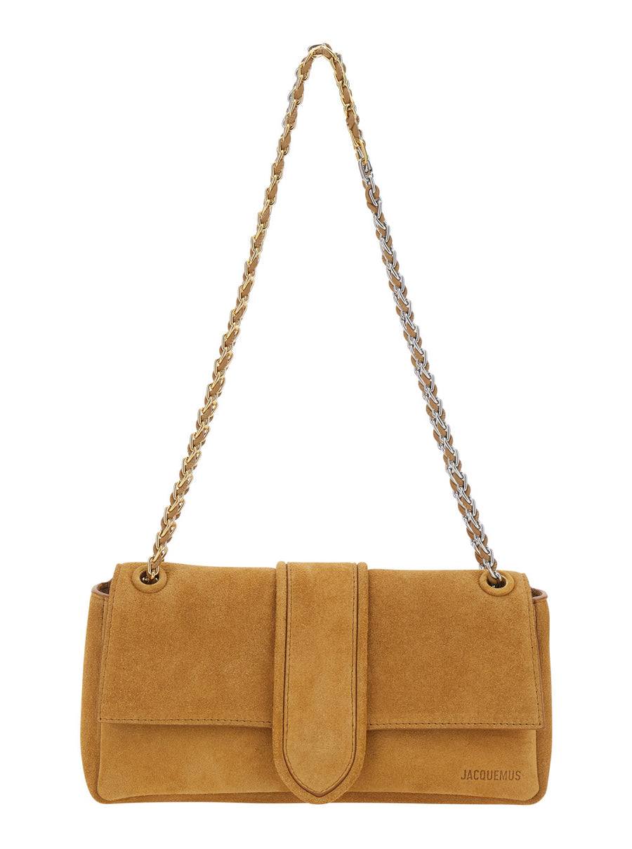 Shoulder Bag Le Bambino Chaine Brown Calf Leather