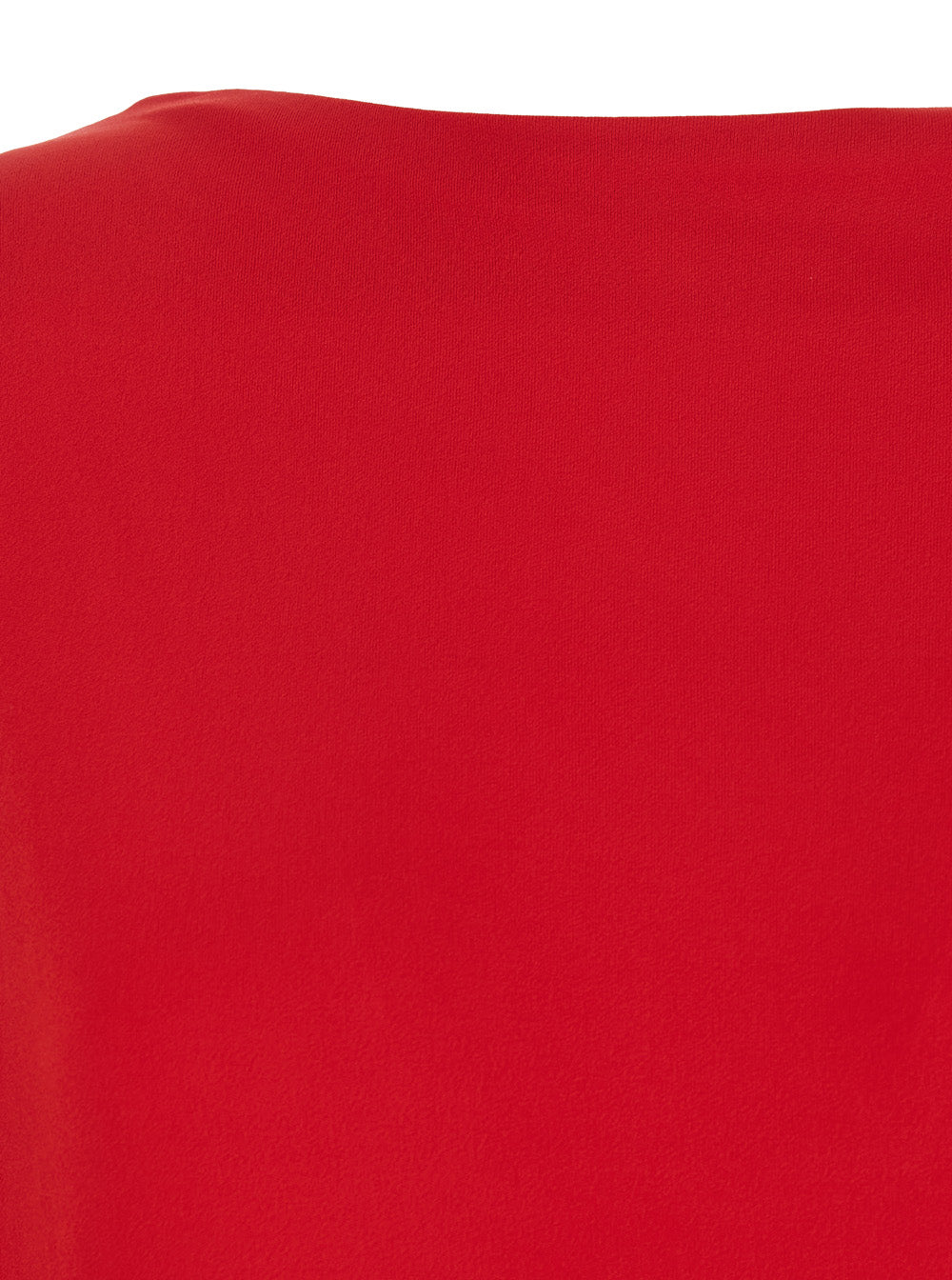 Mistral Red Dress with Boat neckline and Long Sleeves in Viscose Women Polyamide